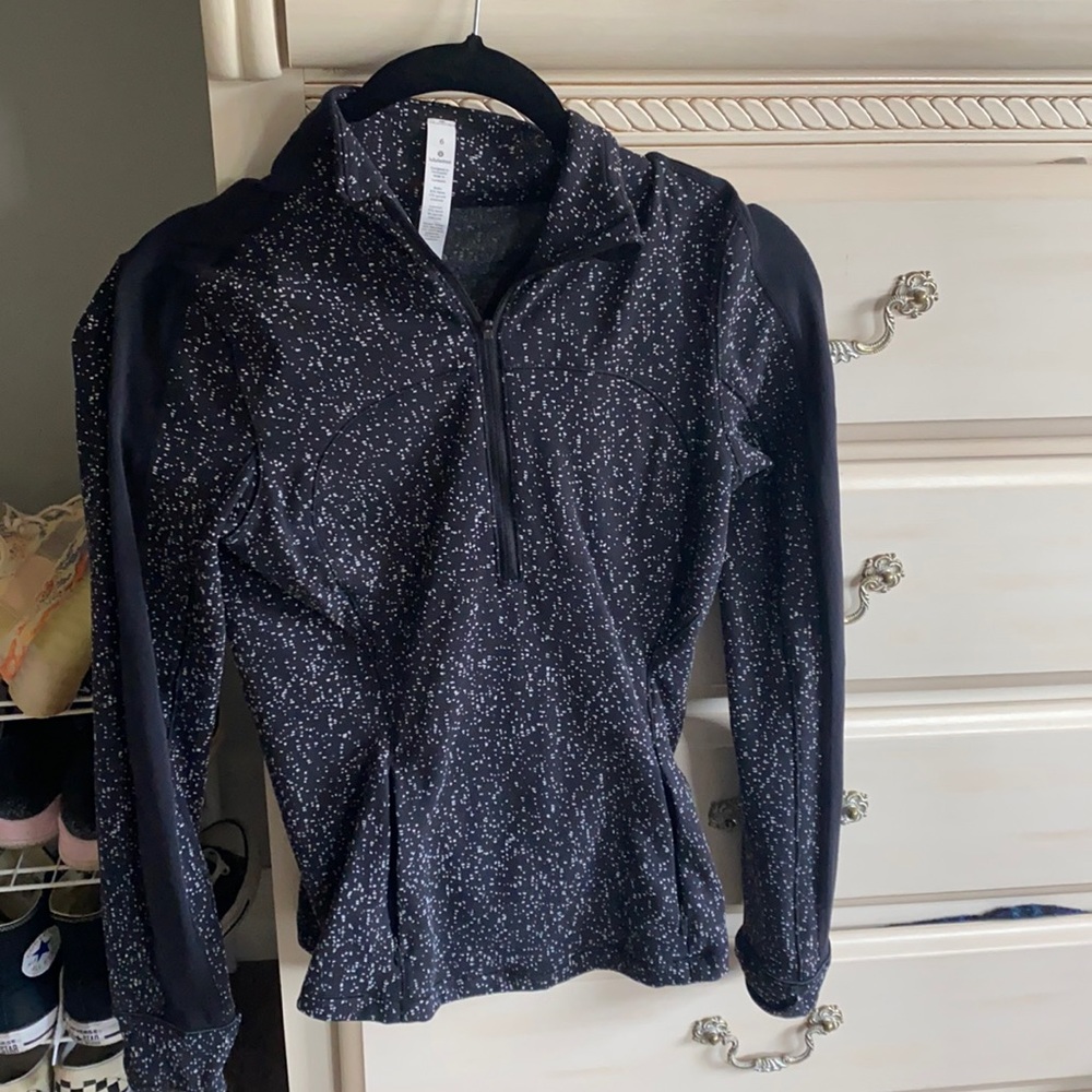 Lululemon black half zip define jacket